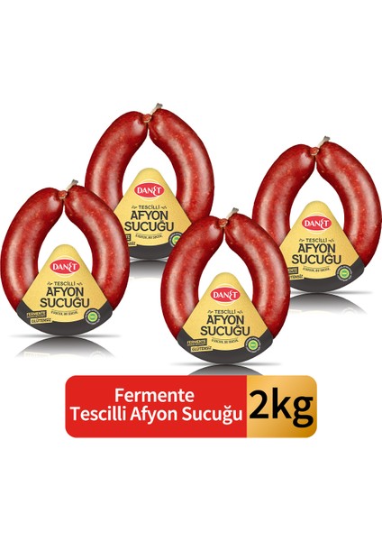 Tescilli Afyon Sucuğu Kangal Fermente 2 kg