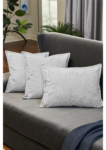 SAFARI-09 Ithal Kadife Dekoratif 3'lü Kırlent Kılıfı Seti – Yumuşak Dokulu Dekoratif Yastık ve Ev Aksesuarı