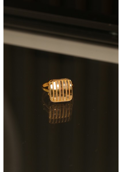 Ajda Model Modern Altın Yüzük ÇGKY0080 fiyatları