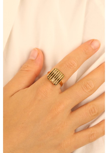 Ajda Model Modern Altın Yüzük ÇGKY0080 indirimleri