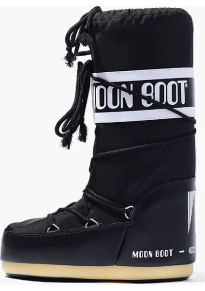 Icon Nylan Clasik Snowboot Kadın Uzun Bot Siyah modelleri