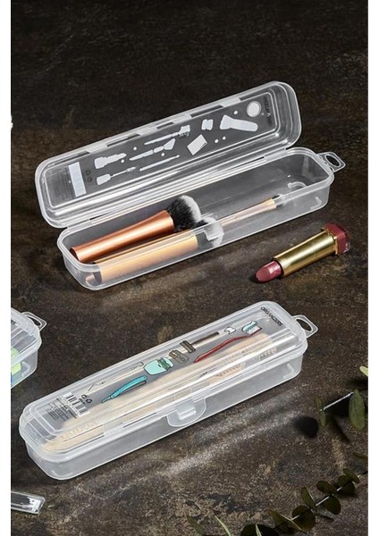 2’li Diş Bakım ve Makyaj Kutusu Seti, Fırça Macun Traş Makyaj Takı Kozmetik Aksesuar Saklama Kabı indirimleri