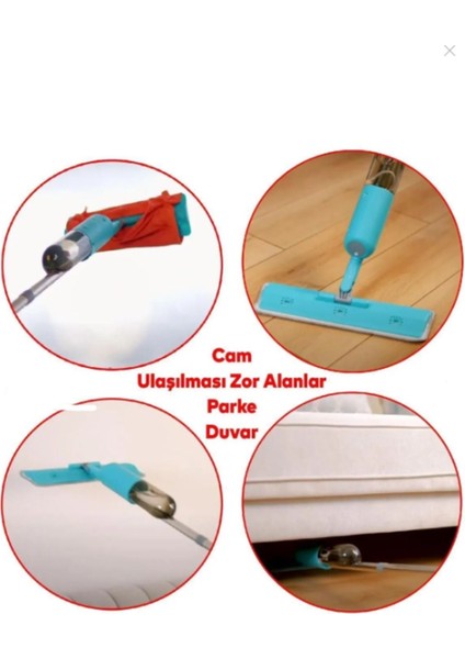 Ev Ofis Işyeri Cam Duvar Parke Zemin Silme Temizleme Püskürtmeli Su Hazneli Mop modelleri