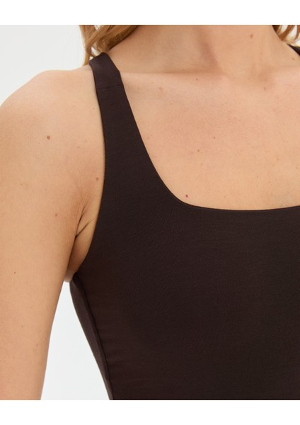 Kahverengi Yüzücü Yoga Bra modelleri