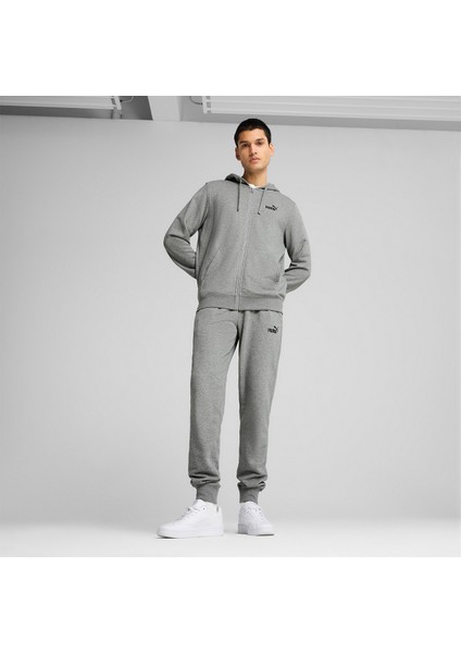 Essentials Erkek Gri Kapüşonlu Ceket fırsatları