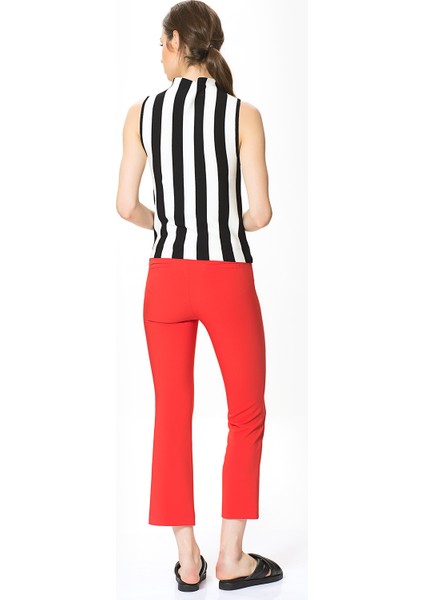 Kısa Ve Geniş Paça Pantolon Kırmızı Y9912012_006 modelleri