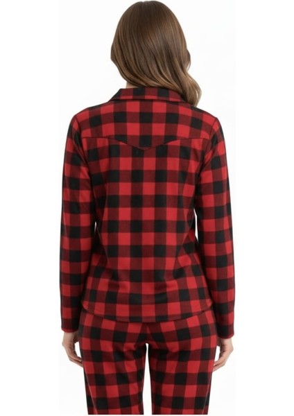 Süet Önden Düğmeli Kadın 2'li Pijama Takımı fiyatları