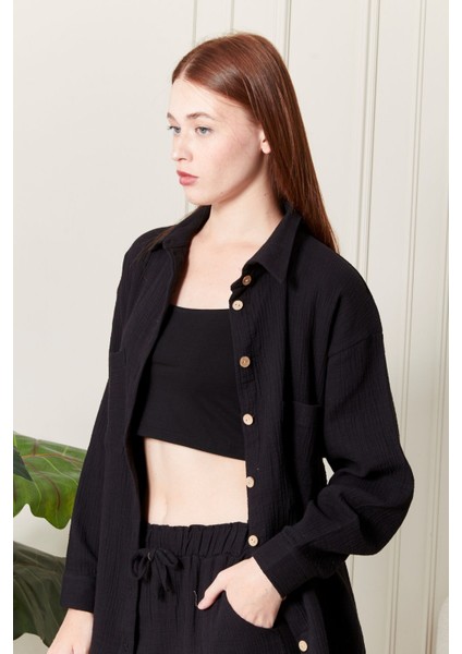 Soft %100 Koton Kumaş Şort Gömlek Takım fırsatları