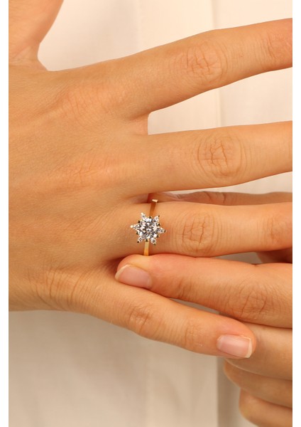 Tektaş Model Lotus Altın Yüzük ÇGKY0083 modelleri