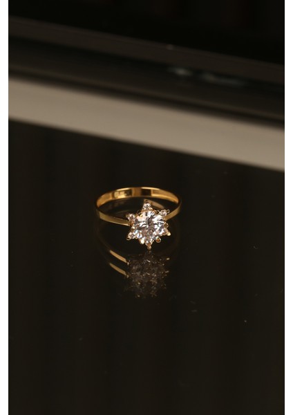 Tektaş Model Lotus Altın Yüzük ÇGKY0083 fırsatları