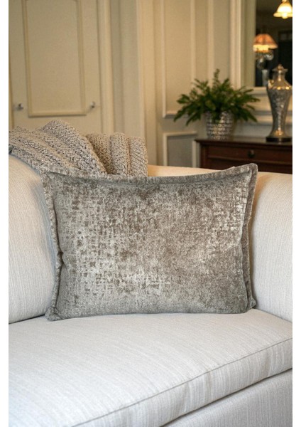 SAFARI-02 İthal Kadife Dekoratif Kırlent Kılıfı 35x50 cm – Yumuşak Dokulu Dikdörtgen Yastık ve Ev Aksesuarı