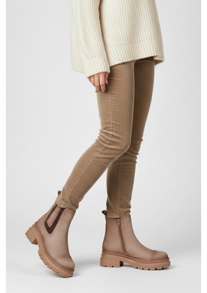 D25KB-1660 Kadın Deri Bot