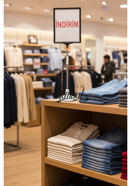 5 Adet Siyah Beyaz A5 Ayaklı Fıyat Etiketi Çerçeveli Fıyat Etiketi Eşek Askılık Etiketi fırsatları