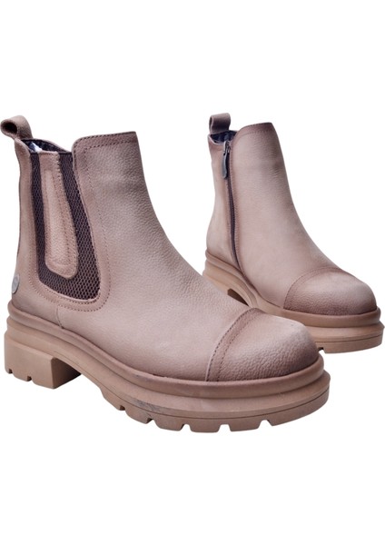 D25KB-1660 Kadın Deri Bot modelleri