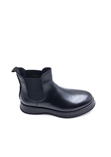 Marcomen M22327 Hakiki Deri Erkek Siyah Chelsea Bot fırsatları