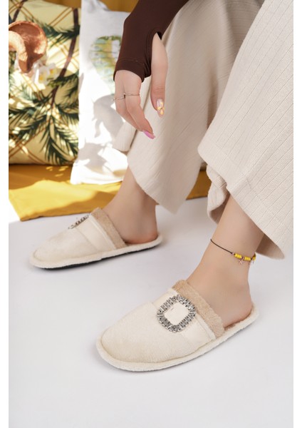 Kadın Ev Terliği Peluş Yıkanabilir Içi Yünlü Kürklü Terlik Misafir Çeyiz Bohça Gelin Terliği modelleri