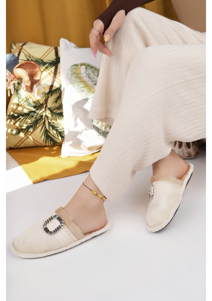 Kadın Ev Terliği Peluş Yıkanabilir Içi Yünlü Kürklü Terlik Misafir Çeyiz Bohça Gelin Terliği fırsatları