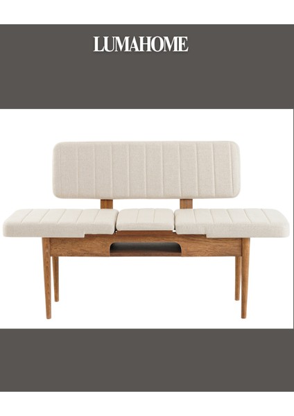 Gordes Extra Ceviz-Krem Yemek Masası Takımı