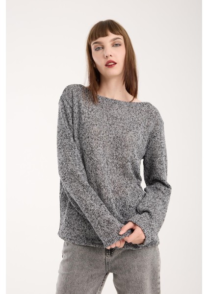 %100 Pamuk Triko Örgü Örme Kumaş Kadın Sweatshirt