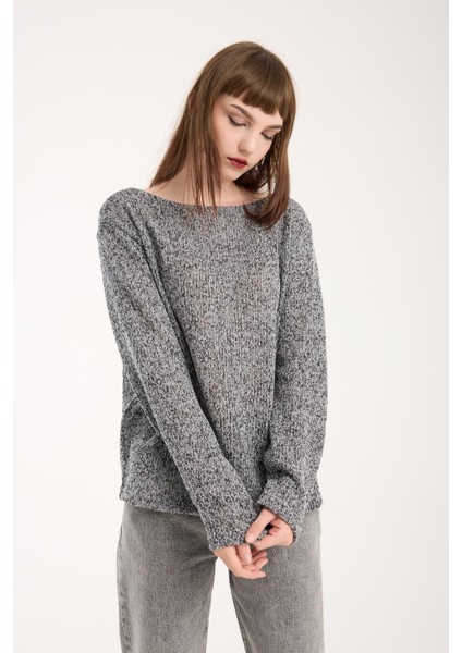 %100 Pamuk Triko Örgü Örme Kumaş Kadın Sweatshirt