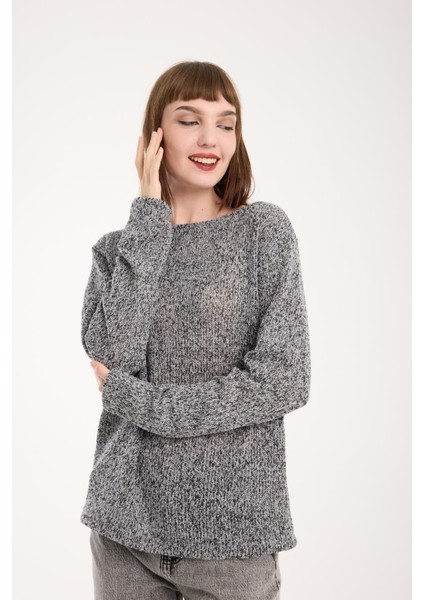 %100 Pamuk Triko Örgü Örme Kumaş Kadın Sweatshirt