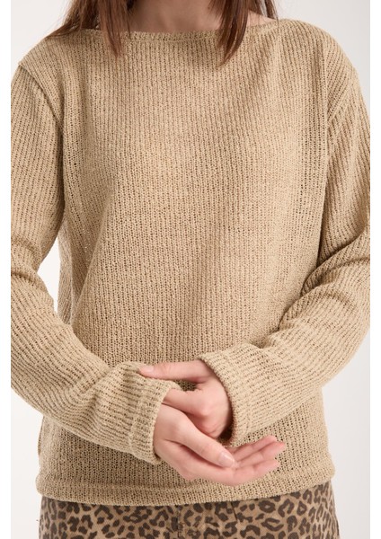 %100 Pamuk Triko Örgü Örme Kumaş Kadın Sweatshirt indirimleri