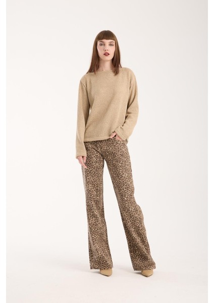 %100 Pamuk Triko Örgü Örme Kumaş Kadın Sweatshirt