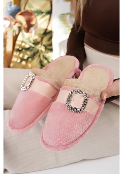 Kadın Ev Terliği Peluş Yıkanabilir Içi Yünlü Kürklü Terlik Misafir Çeyiz Bohça Gelin Terliği fırsatları