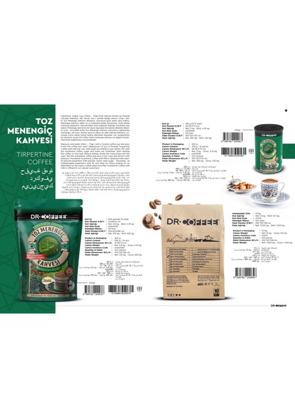 Dr.coffee Sütlü Menengiç Kahvesi Teneke 250 gr indirimleri