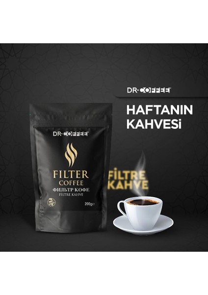 Drcoffee Filtre Kahve 200GR Teneke fiyatları