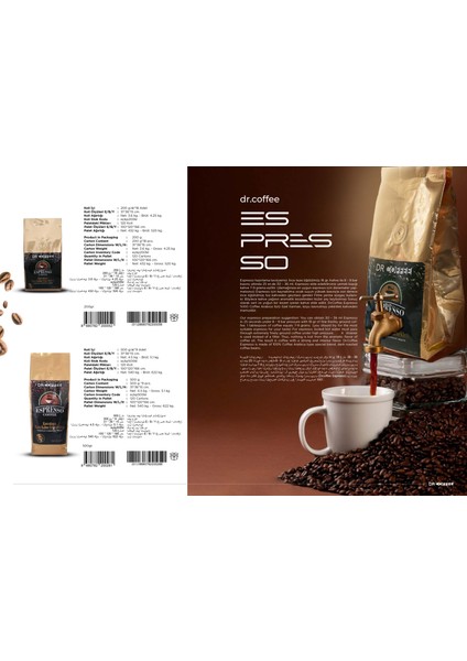 Kavrulmuş Kuru Kahve Çekirdekleri Espresso 200 gr fiyatları