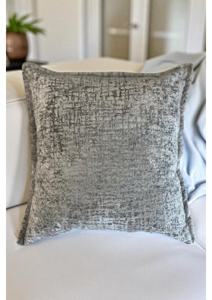Kırlent İthal Kadife Kumaş - 45X45cm Yumuşak Dokulu Dekoratif Özel Tasarım Kırlent Kılıfı - S04 fiyatları