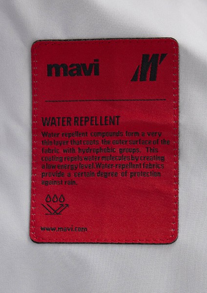 Su İtici Kapüşonlu Gri Şişme Mont 0110675-70074 fırsatları