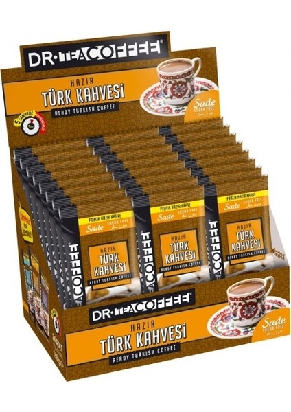 Drcoffee Hazır Türk Kahvesi Sade 7gr 24lü