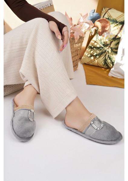 Kadın Ev Terliği Peluş Yıkanabilir Içi Yünlü Kürklü Terlik Misafir Çeyiz Bohça Gelin Terliği fiyatları