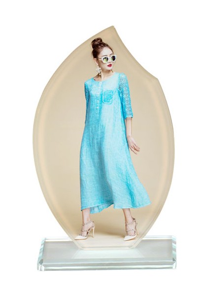 Kişiye Özel Baskılı Kristal Plaket 12 x 19 Cm, Fotoğraf Baskılı / Hediyelik fiyatları