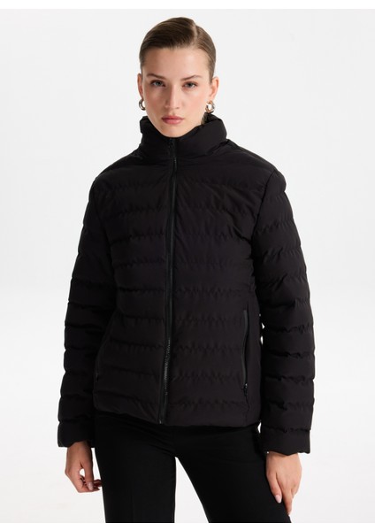 Siyah Kadın Mont F5WL-MNT0700