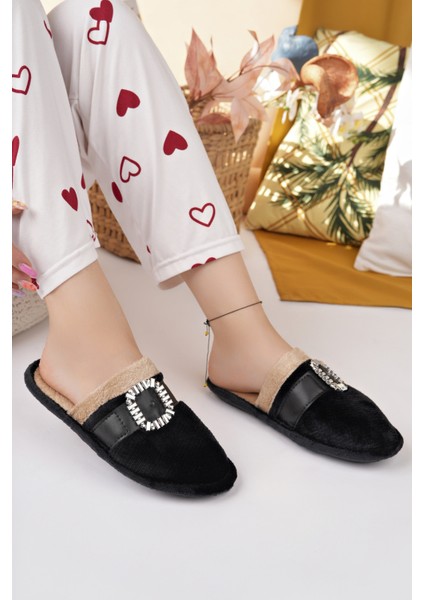 Kadın Ev Terliği Peluş Yıkanabilir Içi Yünlü Kürklü Terlik Misafir Çeyiz Bohça Gelin Terliği modelleri