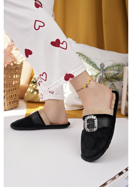 Kadın Ev Terliği Peluş Yıkanabilir Içi Yünlü Kürklü Terlik Misafir Çeyiz Bohça Gelin Terliği fırsatları