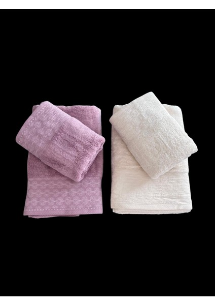 Yüksek Su Emici Microcotton Iplik 2 Adet 50X90 2 Adet 70X140 2 Takım Banyo Havlusu fiyatları