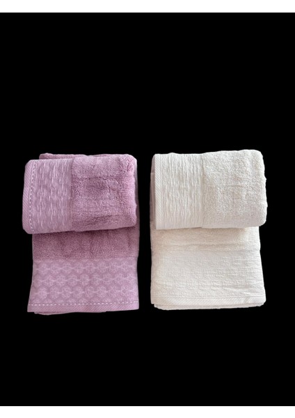 Yüksek Su Emici Microcotton Iplik 2 Adet 50X90 2 Adet 70X140 2 Takım Banyo Havlusu modelleri
