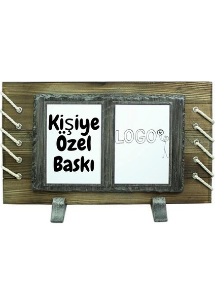 Kişiye Özel Fotoğraf Baskılı Taş Albüm Kapağı 24 x 40 cm / Dekoratif Albüm Masaüstü/duvar/ Hediyelik fiyatları