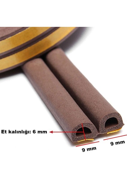 Kauçuklu Kapı Pencere Izolasyon Bantı fiyatları