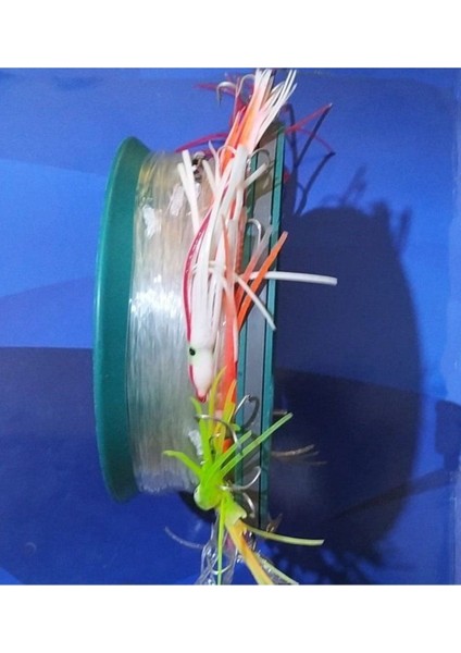 Sırtı Takımı -10-Lu Orta Boy Ahtapot Takımı 60 mm Misine 80 mt Uzunluk modelleri