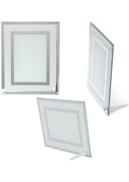 Kişiye Özel Fotoğraf Baskılı Aynalı Cam Çerçeve 18 x 23 cm / Masa Üstü, Hediyelik fırsatları