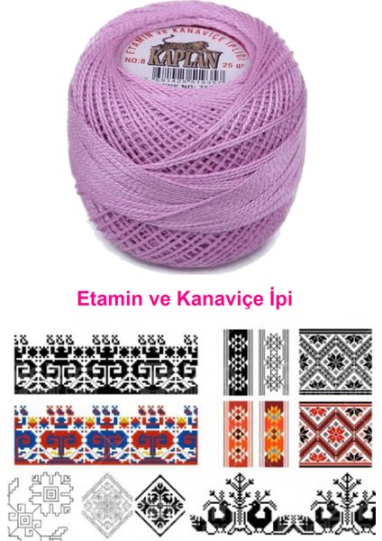 Kaplan Etamin ve Kanaviçe Ipi 8 No Kod/renk: 717 - Royaleks fiyatları