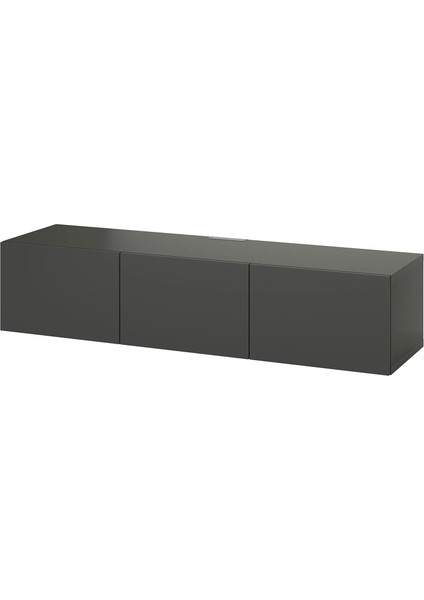 Besta Tv Sehpası Koyu Gri 180 x 42 x 38 cm Lappvıken