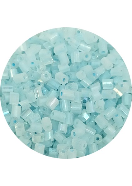 Kesme Cam Boncuk 2mm - 60 Gram - Maz Buz Mavi - BNC369 fiyatları