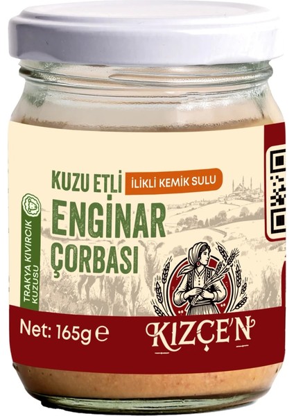Kuzu Etli Ilikli Kemik Sulu Enginar Çorbası (165 Gram)