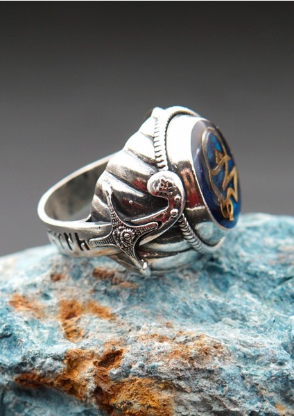 925 Ayar Gümüş Erkek Yüzük SY00090 fırsatları